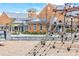 View of the brick building with a playground and climbing equipment in the foreground at 834 Timberland Se St, Smyrna, GA 30080