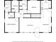 Detailed floor plan showcasing the layout of the home including bedrooms, bathrooms, and living spaces at 834 Timberland Se St, Smyrna, GA 30080