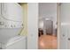 A convenient laundry area with stackable washer and dryer units, maximizing space at 387 Ralph Mcgill Ne Blvd # K, Atlanta, GA 30312
