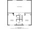 Second floor plan featuring two bedrooms, one bathroom and a staircase at 4715 Wildginger Run, Lithonia, GA 30038