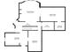 Basement floor plan showing a recreation room, storage area, and additional rooms at 6260 Sturbridge Ln, Cumming, GA 30040