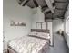 Bedroom with industrial-style ceiling and exposed ductwork provides an airy, modern feel at 120 Ralph Mcgill Ne Blvd # 1502, Atlanta, GA 30308