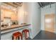 Charming kitchen features light wood cabinets, stainless steel appliances, and a breakfast bar at 120 Ralph Mcgill Ne Blvd # 1502, Atlanta, GA 30308