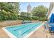 Scenic community pool with views of surrounding greenery and city skyline at 120 Ralph Mcgill Ne Blvd # 1502, Atlanta, GA 30308