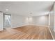 Spacious basement with wood-look flooring and neutral walls, ideal for flexible living or recreation space at 4005 Greentree Ct, Douglasville, GA 30135