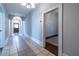 Hallway featuring tile flooring and decorative columns at 360 Kelly Se St, Atlanta, GA 30312