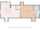 Upstairs floor plan with a bedroom and bathroom at 1366 Allegheny Sw St, Atlanta, GA 30310