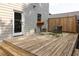 This spacious wooden deck has outdoor seating and is surrounded by a privacy fence at 178 Mayson Ne Ave, Atlanta, GA 30307