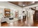 Spacious living room featuring hardwood floors, fireplace, and an open layout at 178 Mayson Ne Ave, Atlanta, GA 30307