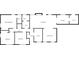 Detailed floor plan showcasing the layout of the home with multiple bedrooms and baths at 5488 Janice Ln, Stone Mountain, GA 30087