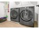 Laundry room featuring modern LG washer and dryer at 1363 Cooper Springs Rd, Grayson, GA 30017