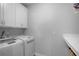 Conveniently designed laundry room with modern washer and dryer and ample space at 1894 Dyer Cir, Atlanta, GA 30341
