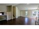 Bright living room with hardwood floors and neutral walls at 2015 Corners Cir, Lithonia, GA 30058