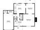A first-floor blueprint of a house shows the kitchen, entrance, Gathering room, dining room, laundry, and garage at 3130 Glen Knolls Ct, Alpharetta, GA 30022