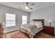 Cozy bedroom with hardwood floors, ceiling fan and natural light at 345 Glen Iris Ne Dr # 3, Atlanta, GA 30312