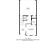 Floorplan of the first level of the home showing room dimensions at 345 Glen Iris Ne Dr # 3, Atlanta, GA 30312