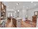 Open kitchen with island, stainless steel appliances, and an eat-in area with plenty of natural light at 345 Glen Iris Ne Dr # 3, Atlanta, GA 30312