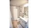 Charming bathroom featuring tile floors and unique artwork at 382 Winston Circle Cir, Canton, GA 30114