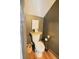 Cozy powder room featuring stylish decor and fresh design elements, providing an inviting space at 382 Winston Circle Cir, Canton, GA 30114