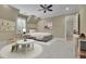 Cozy bedroom features soft carpeting, comfortable bed, and whimsical decor at 710 Cox Rd, Roswell, GA 30075
