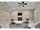 Relaxing living room with decorative walls, comfortable seating and modern lighting at 710 Cox Rd, Roswell, GA 30075