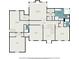 Floor plan of the upper level highlights bedroom and bathroom layouts with walk-in closets at 8255 Habersham Waters Rd, Atlanta, GA 30350