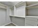 This closet has plenty of adjustable shelving and drawers at 3650 Ashford Dunwoody Rd, Ne, #923 # 923, Atlanta, GA 30319