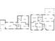 Comprehensive floor plans showcasing the layout of both the first and second floors with precise dimensions at 976 Bakers Bridge Rd, Douglasville, GA 30134