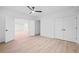 Bedroom with smooth flooring, ceiling fan, and features closet and easy access to other rooms at 3146 Frontenac Ne Ct, Atlanta, GA 30319