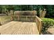 Private backyard deck with natural surroundings provides the perfect space for outdoor enjoyment and relaxation at 6385 Southland Forest Dr, Stone Mountain, GA 30087