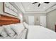 Spacious main bedroom with tray ceilings and neutral decor at 220 Alcovy Reserve Way, Covington, GA 30014
