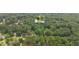 Aerial view of 1880 Doefield St surrounded by mature trees at 1880 Doefield St, Canton, GA 30115