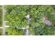Aerial view of neighborhood with mature tree coverage and well-manicured lawns at 1880 Doefield St, Canton, GA 30115