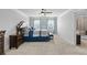 Spacious Primary bedroom with ensuite bathroom and lots of light at 4568 Mantova Dr, Buford, GA 30519