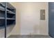 Unfinished storage area with shelving at 5292 Mountain Village Ct, Stone Mountain, GA 30083
