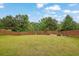 Lush backyard featuring manicured lawn and fenced perimeter for privacy at 6370 Stillwood Ln, Cumming, GA 30041