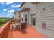 Outdoor deck perfect for entertaining, featuring patio furniture and scenic views at 6370 Stillwood Ln, Cumming, GA 30041
