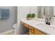 Inviting bathroom with sleek vanity, neutral color palette, and walk-in shower at 2457 Birkhall Way # 2457, Lawrenceville, GA 30043