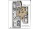 Overhead floor plan showcasing the layout of the main level of the home with address at 3916 Abbott Way # 2, Powder Springs, GA 30127