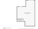Plan of the unfinished basement shows dimensions of the space and location of the stairs at 3985 Loch Highland Ne Pass, Roswell, GA 30075