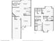 Floor plans for the first and second floors of the house at 577 Reed Se St, Atlanta, GA 30312