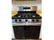 Stainless steel gas range and oven combination at 5560 Old Bill Cook Rd, College Park, GA 30349