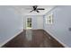 Large bedroom with new hardwood floors and large windows providing natural light at 2158 Huckleberry Ln, Lithia Springs, GA 30122