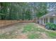 Large, fenced backyard with plenty of room for outdoor activities and gardening at 4180 Gables Pl, Buford, GA 30519