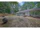 Spacious backyard featuring a patio area, fire pit, and plenty of room for outdoor activities at 4180 Gables Pl, Buford, GA 30519
