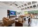 Lounge area with comfortable seating and access to the pool deck at 878 Peachtree Ne St # 704, Atlanta, GA 30309