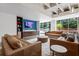 Elegant community lounge with large screen TV and comfortable seating arrangements at 878 Peachtree Ne St # 704, Atlanta, GA 30309