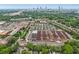 Great aerial view with the property near shopping and a train at 190 Marion Ne Pl, Atlanta, GA 30307