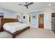 Spacious main bedroom features a ceiling fan, natural light, and modern decor at 190 Marion Ne Pl, Atlanta, GA 30307
