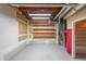 Unfinished basement features exposed duct work and support beams at 4228 Lakes End Nw Dr, Kennesaw, GA 30144